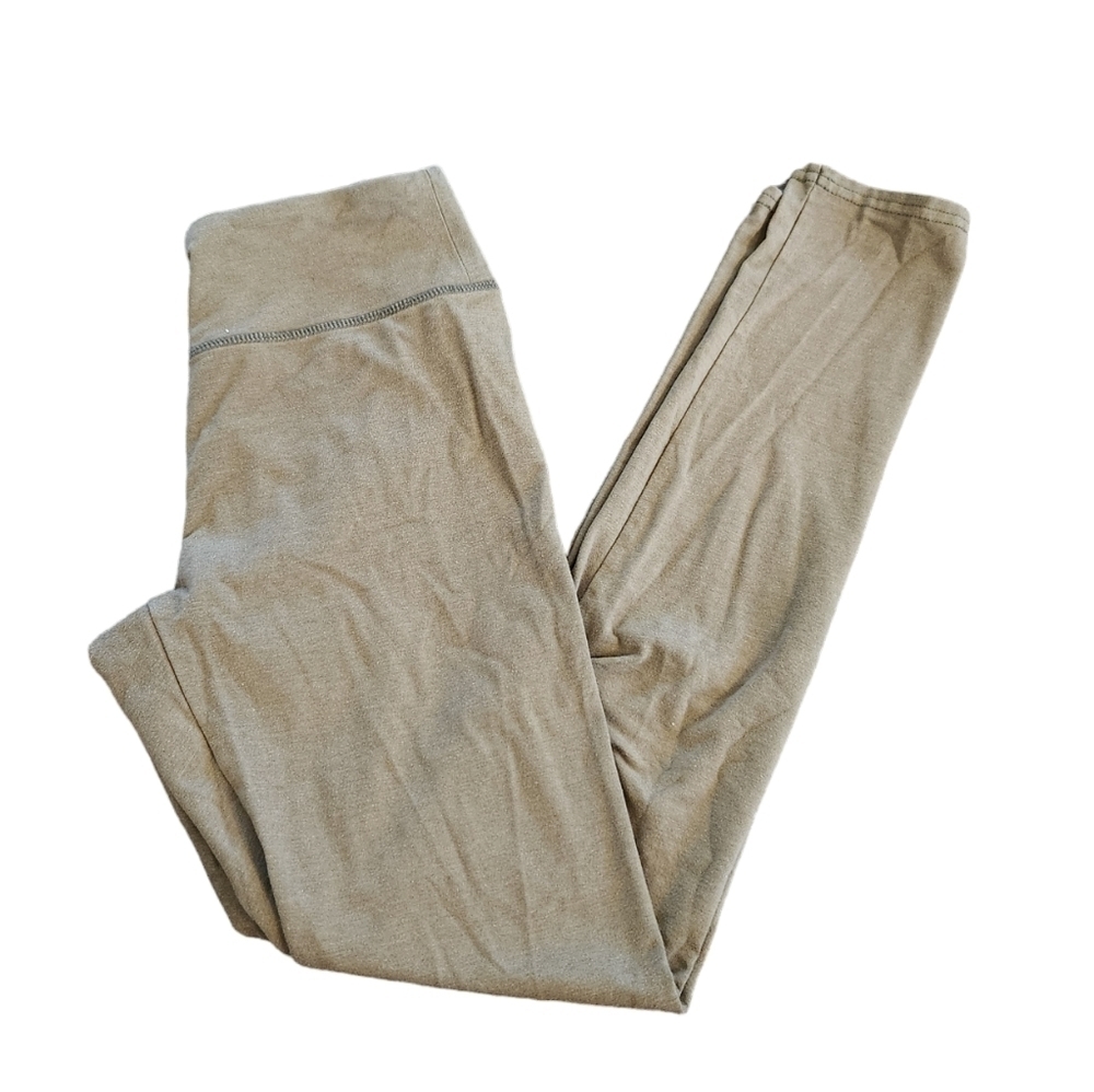 Aerie Heathered Green Leggings Medium